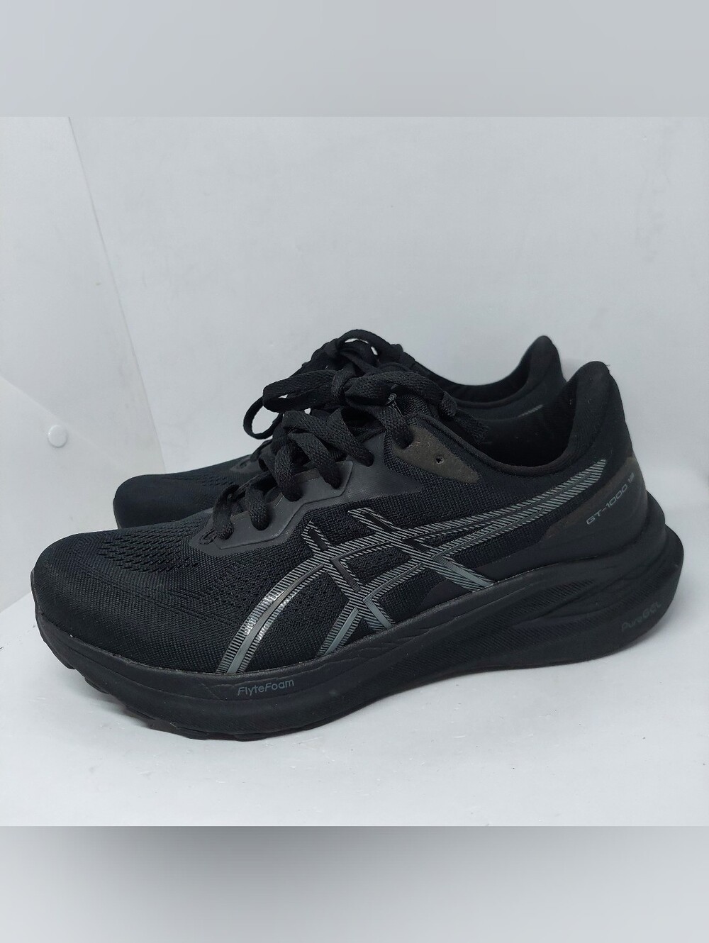 Asics GT-1000 13 1011B859 Sneakers Mens Size 8.5 Extra Wide Black Sport Shoes